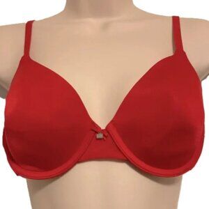TOMMY HILFIGER Invisible Lift Convertible Bra Red Womens 36 B